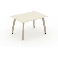 AEA Table basse pour salon, design moderne, structure métallique,Reproduction en bois