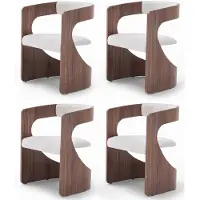 AEA Chaises : Design élégant, blanc, tissu, bois, intemporelles, de haute qualité, confortables