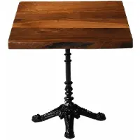 AEA Table basse élégante pour salon, combinaison bois et métal, design moderne