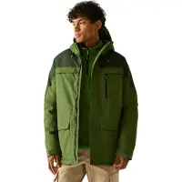 Regatta Veste de régate "Stanford" isolante pour hommes, imperméable, modèle RG13226 (taille XXL), couleur : vert néphrite/kaki foncé