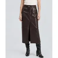 Ba&sh pour femme. 1H26LSOL Jupe Solene aubergine (38), Casuel, Violet, Cuir