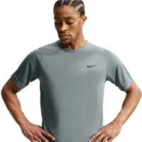 Nike Flex Dri-fit Short-sleeve Training Top Homme - Vestes Zippees, Gris - Taille XL - Jersey de coton