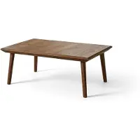 AEA Table basse de style moderne, couleur marron, forme rectangulaire, pratique pour le salon