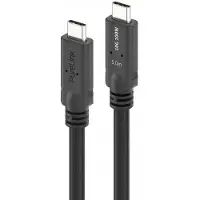 PureLink PI6600-050, 5 m, USB C, USB C, USB 3.2 Gen 1 (3.1 Gen 1), 10 Gbit/s, Noir