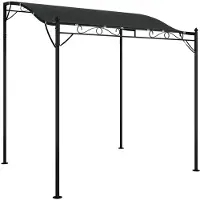 Selius Pavillon de jardin, toit incurvé, dimensions 2 x 2,3 mètres, tissu polyester imperméable