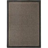 Syfax Tapis d'extérieur tissé plat 120x170 cm brun foncé