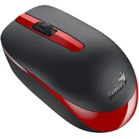 Genius NX-7007 II/Kancelářská/Optická/1 200 DPI/Bezdrátová USB/Černá-červená