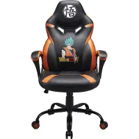 Dripio Fauteuil de gaming Dragon Ball Z, ergonomique, réglable en hauteur, noir