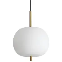 Ideal Lux 314969 UMILE-1 Suspension LED 20 W 2000/1420 lm 3000 K Or, Blanc