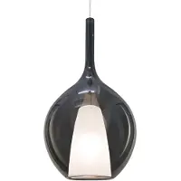 Ideal Lux Suspension 2x E27 couleur fumée IP20 KALIQUE 359618