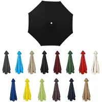 Merkloos Toile de parasol de remplacement en polyester pour jardin