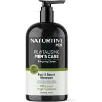 Naturtint Shampooing revitalisant pour hommes pour les cheveux et la barbe 500ml
