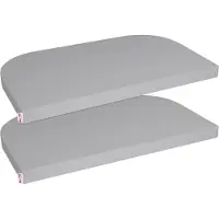 Babybay Lot de deux draps-housses en jersey « Deluxe » adaptés au modèle « Original », gris