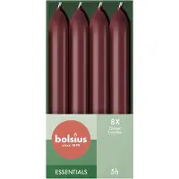 Bolsius Bougies de ménage 17x2 s.rouge 8PA (8x)