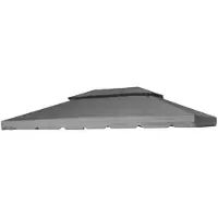 Siena Garden Pavillon Dubaï 3 x 3 gris polyester 250 g/m²,Polyuréthanebes