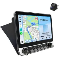 AWESAFE Autoradio avec caméra de recul pour VW T5 Multivan Transporter 2008-2015, sans fil, compatible CarPlay et Android Auto, GPS, 2+64 Go, écran 10,1 pouces, DSP