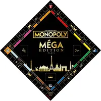 Winning Moves Jeu classique Monopoly Méga Paris