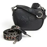 Pepe Jeans pour femme. PL031458 Sac à bandoulière Cris noir (OSFA), Casuel, Polyuréthane