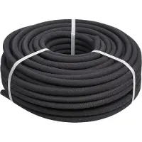 Bolt Tuyau d'arrosage 50 m – Tuyau poreux pour l'arrosage – Économie d'eau – Flexible – Caoutchouc PE – Noir