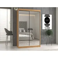 RAUMHIRSCH FURNITURE Armoire moderne IGA avec portes coulissantes et miroir