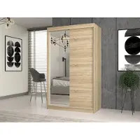 RAUMHIRSCH FURNITURE Armoire moderne IGA avec portes coulissantes et miroir