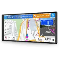 Garmin Drive - Écran de 8,8 pouces (22,4 cm), résolution 1600 x 720 pixels, technologie d'affichage avancée, lecteur de cartes MicroSD (TransFlash), capacité de 32 Go, réparé