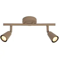 Lucide TIANA – Applique murale – couleur taupe – culot GU10 – 50W