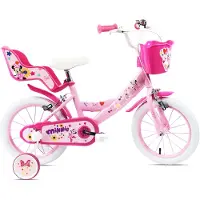 Denver MINNIE 14, adaptée aux enfants de 4 à 6 ans, pour une taille comprise entre 100 et 120 cm, avec panier et porte-poupée