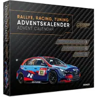 OCreon Calendrier de l'Avent sur le thème du rallye et de la performance automobile