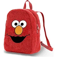 KARACTERMANIA Elmo Plush Face 11.5l 30x25x15 Cm Backpack Rouge Enfants