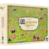 Asmodee - Grande boîte Carcassonne – Hans im Glück – Coffret de démarrage – Jeu de base et 11 extensions