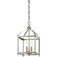 Elstead Lighting Larkin Lampe à suspendre E14 double nickel brossé (E14)