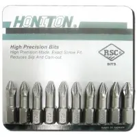 Honiton Bit Pozidriv PZ2 Titane 10 Pièces H-963