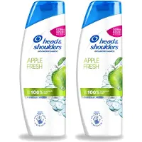 Head & shoulders 2 bouteilles de shampooing Apple Fresh - 400 ml - Pack avantage - 2 pièces