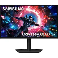 Samsung G70SH, écran de 68,6 cm (27 pouces), résolution 3840 x 2160 pixels, 4K Ultra HD, technologie OLED, temps de réponse de 0,03 ms, couleur noire