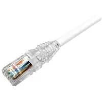 AMP NETCONNECT câble patch cat 6 U/UTP, laengde 1,5 m, farve : hvid med LSZH kappe (U/UTP, CAT6, 1.50 m)