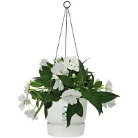 Elho Greenville Pot Suspendu Blanc - Ø 23,9 cm x 20,3 cm