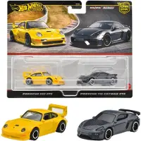 Hot Wheels Porsche 993 GT2 & Porsche 718 CaymanGT4 | Véhicules Premium
