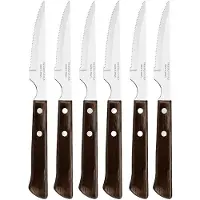 Tramontina Ensemble De Couteaux Polywood Chestnut Bbq 6 Unités