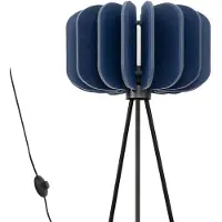 Sollux Lampadaire MULA 45 navy 1xE27 15W feutre/acier 134x45x45cm Lighting