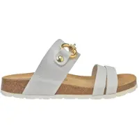 Rohde Mules en cuir blanc, taille 40