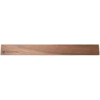 Knivesandtools Magnetic Knife Strip MKH106-50 Walnut, barre à couteaux aimantée, 50 cm