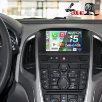 Insta24 Autoradio Android 15 pour Opel Astra J (2010-2014), écran tactile de 7 pouces, GPS, navigation, Carplay, Android Auto, 64 Go de stockage, Bluetooth mains libres