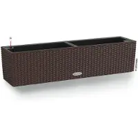 Lechuza Jardinière BALCONERA Cottage 80 ALL-IN-ONE Moka