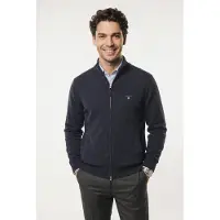 Gant Vestes en maille 'Superfine' marine / rouge / blanc