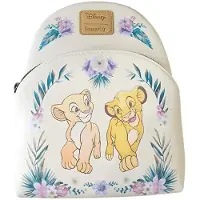 Loungefly Sac à Dos Floral Simba & Nala Le Roi Lion Disney 26 Cm