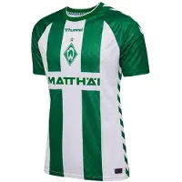 Hummel Werder, maillot de foot pour hommes, saison 2026/2027, couleur vert, manches courtes, taille 3XL