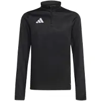 Adidas - Veste d'entraînement "Entrada 26" pour enfants, fermeture zippée partielle, modèle SX1533 (176) (noir)