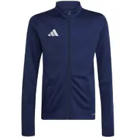 Adidas - Veste d'entraînement "Entrada 26" pour enfants, fermeture éclair intégrale, modèle SX1668 (176) (bleu marine)