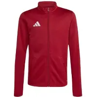 Adidas - Veste d'entraînement "Entrada 26" pour enfants, fermeture éclair intégrale, modèle SX1668 (116) (Rouge)